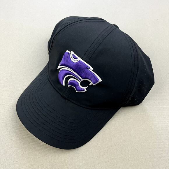 Nike Kansas State Wildcats Hat Cap Strapback Black University College Adjustable - Picture 1 of 6